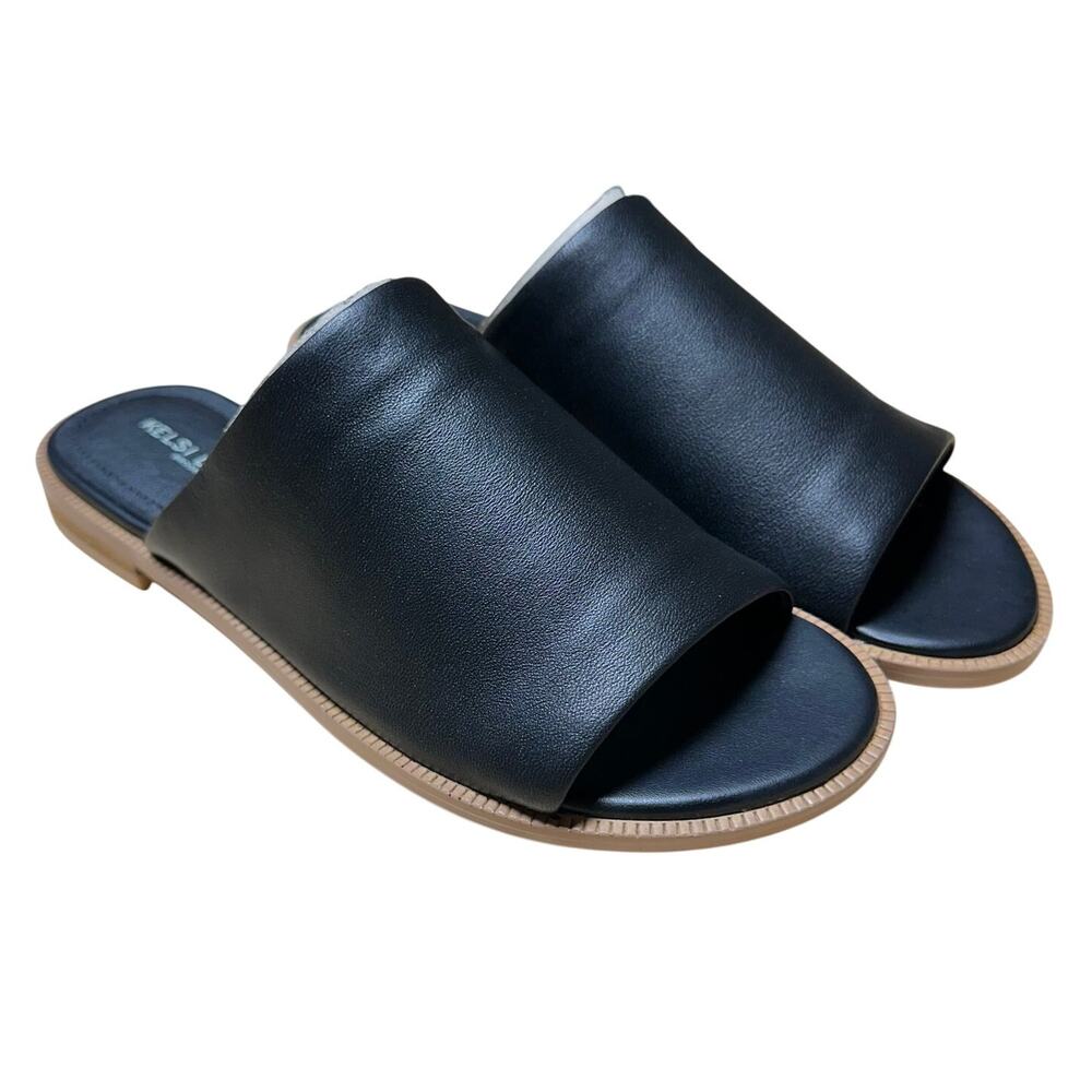 Kelsi Dagger Brooklyn Ruthie Slide Sandal Black Women's Size 6 New in Box